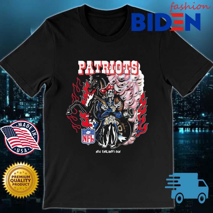 Warren Lotas x NFL New England authentic Patriots Black Tshirt