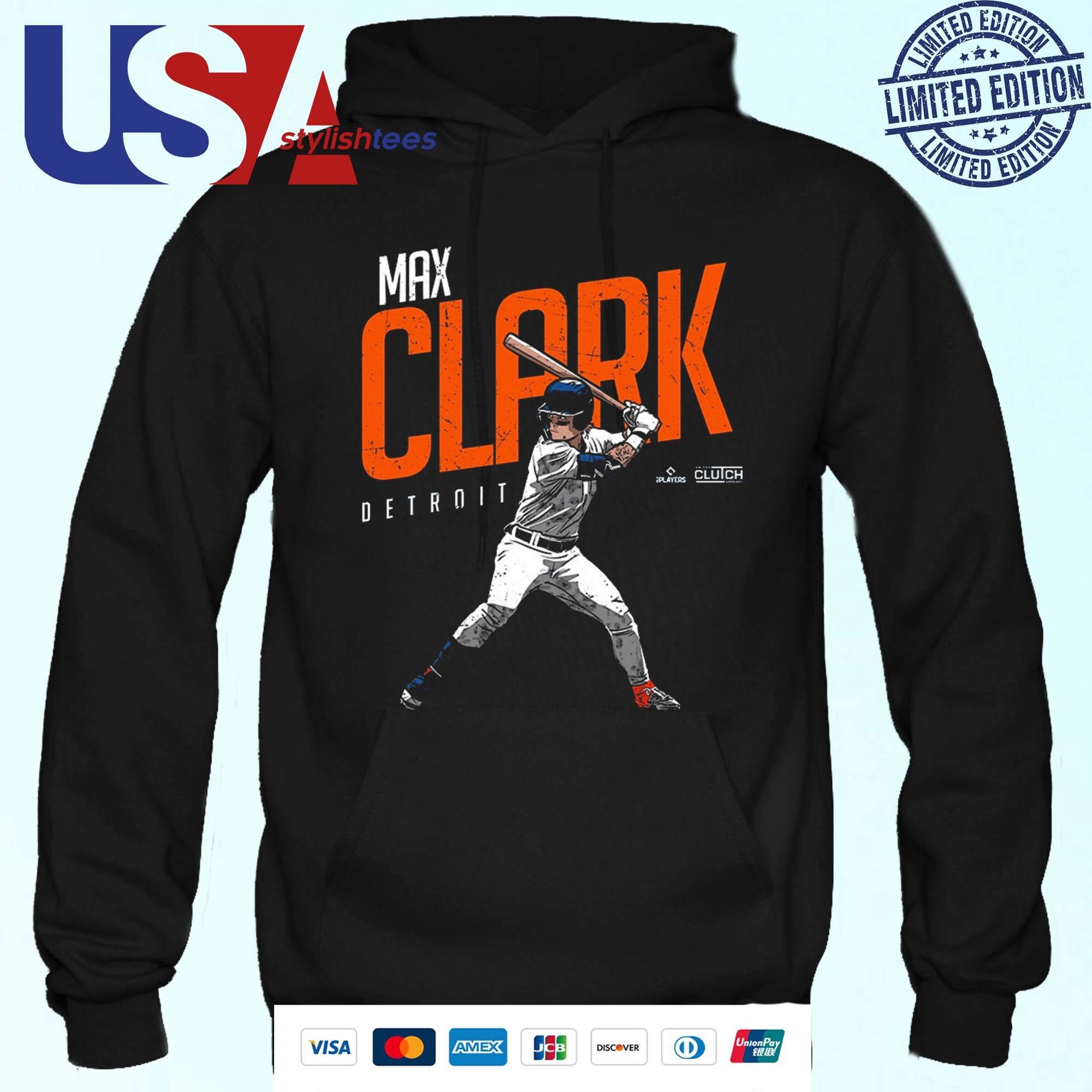 Max Clark Player Detroit Tigers 2024 Hoodie