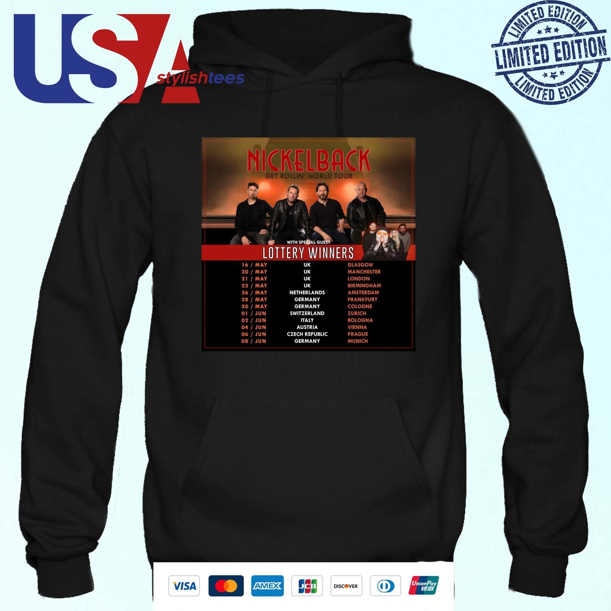 Nickelback Get Rollin' Tour 2024 Hoodie