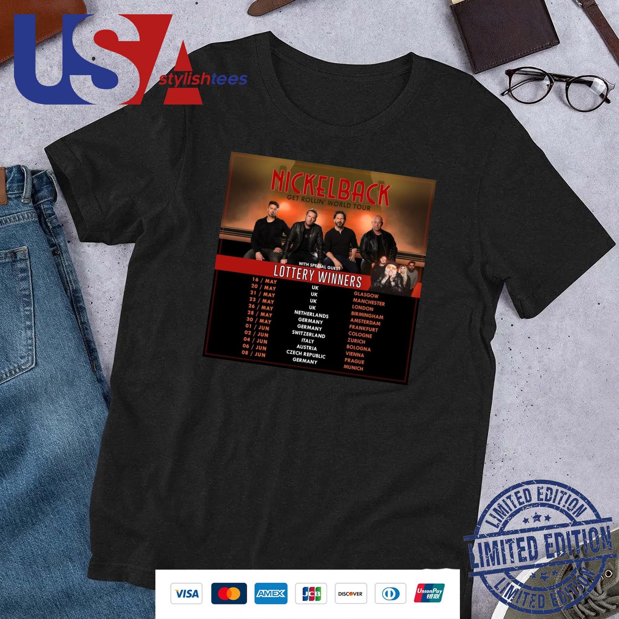 Nickelback Get Rollin' Tour 2024 Shirt