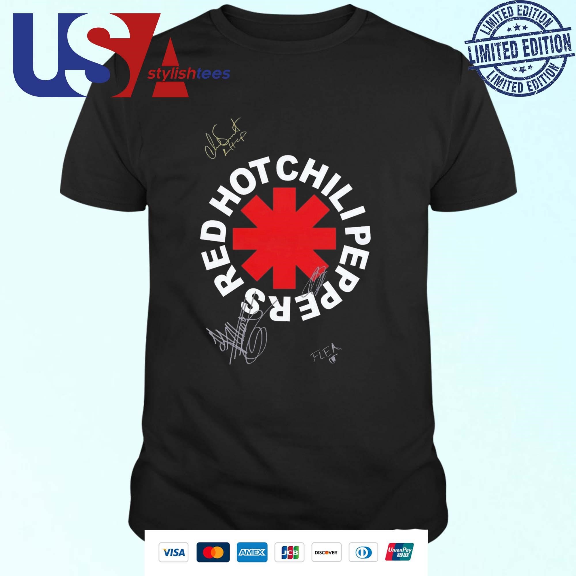 Red Hot Chili Peppers Band Logo 2024 Tour Signatures Shirt, hoodie 