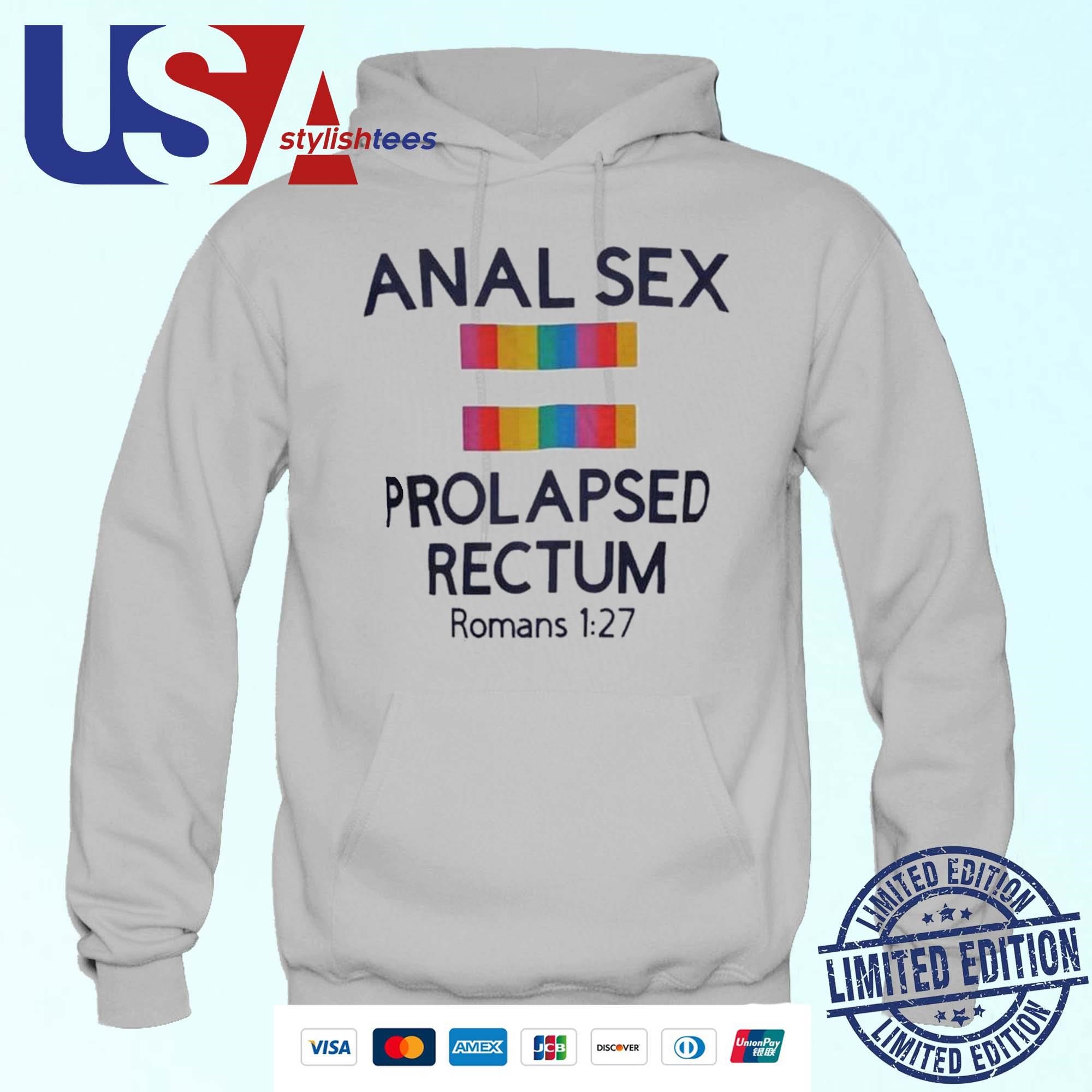 Anal Sex Prolapsed Rectum Romans 1 27 T-Shirt, hoodie, sweater, long sleeve  and tank top