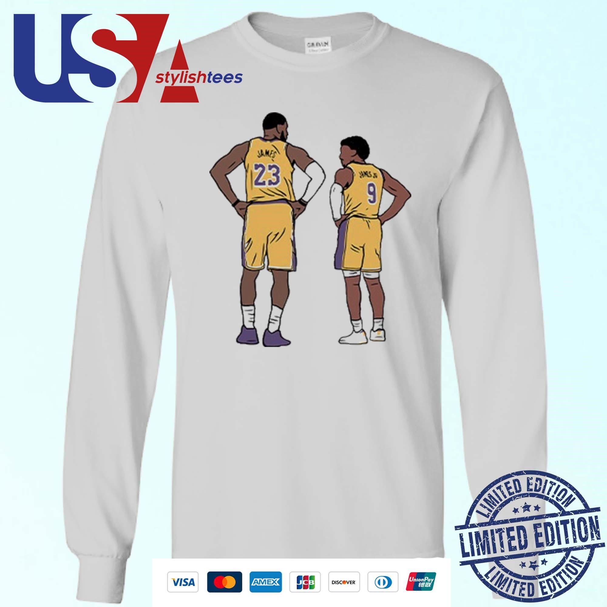 Lebron james lakers long sleeve shops shirt