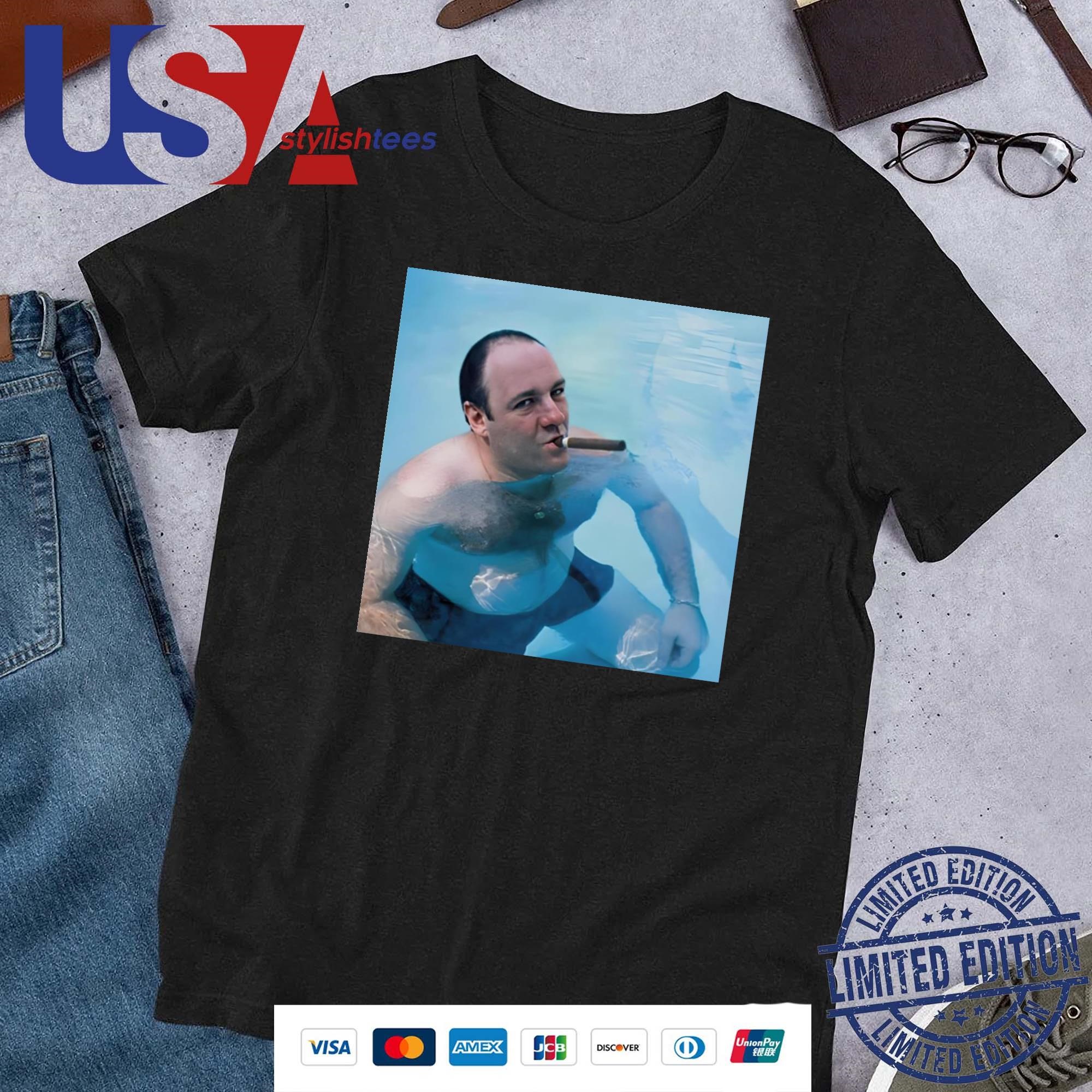 Olivia Cooke Tony Soprano Pool Smoking Cigar T-Shirt, hoodie, sweater, long  sleeve and tank top