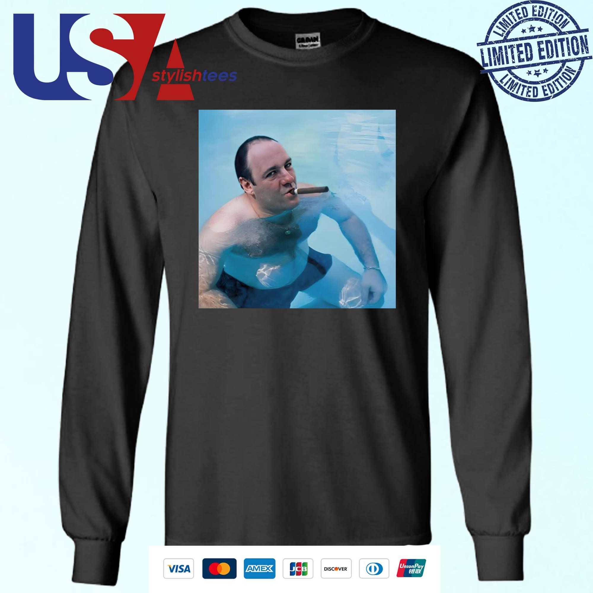 Olivia Cooke Tony Soprano Pool Smoking Cigar T-Shirt, hoodie, sweater, long  sleeve and tank top