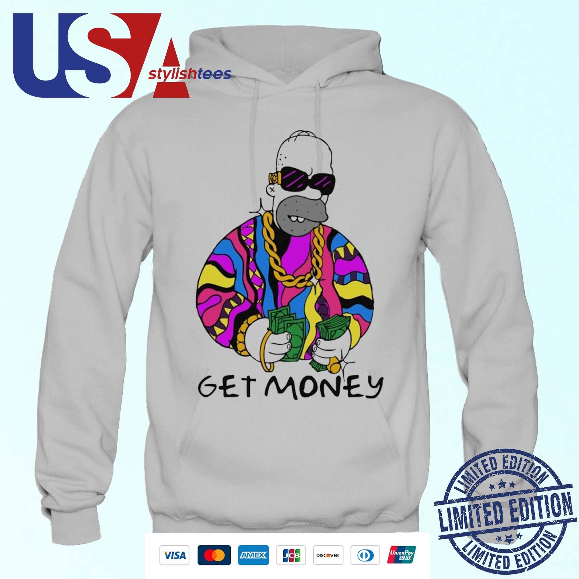 Pussy Monster Rich Homer Quan X Get Money Shirt, hoodie, sweater, long  sleeve and tank top