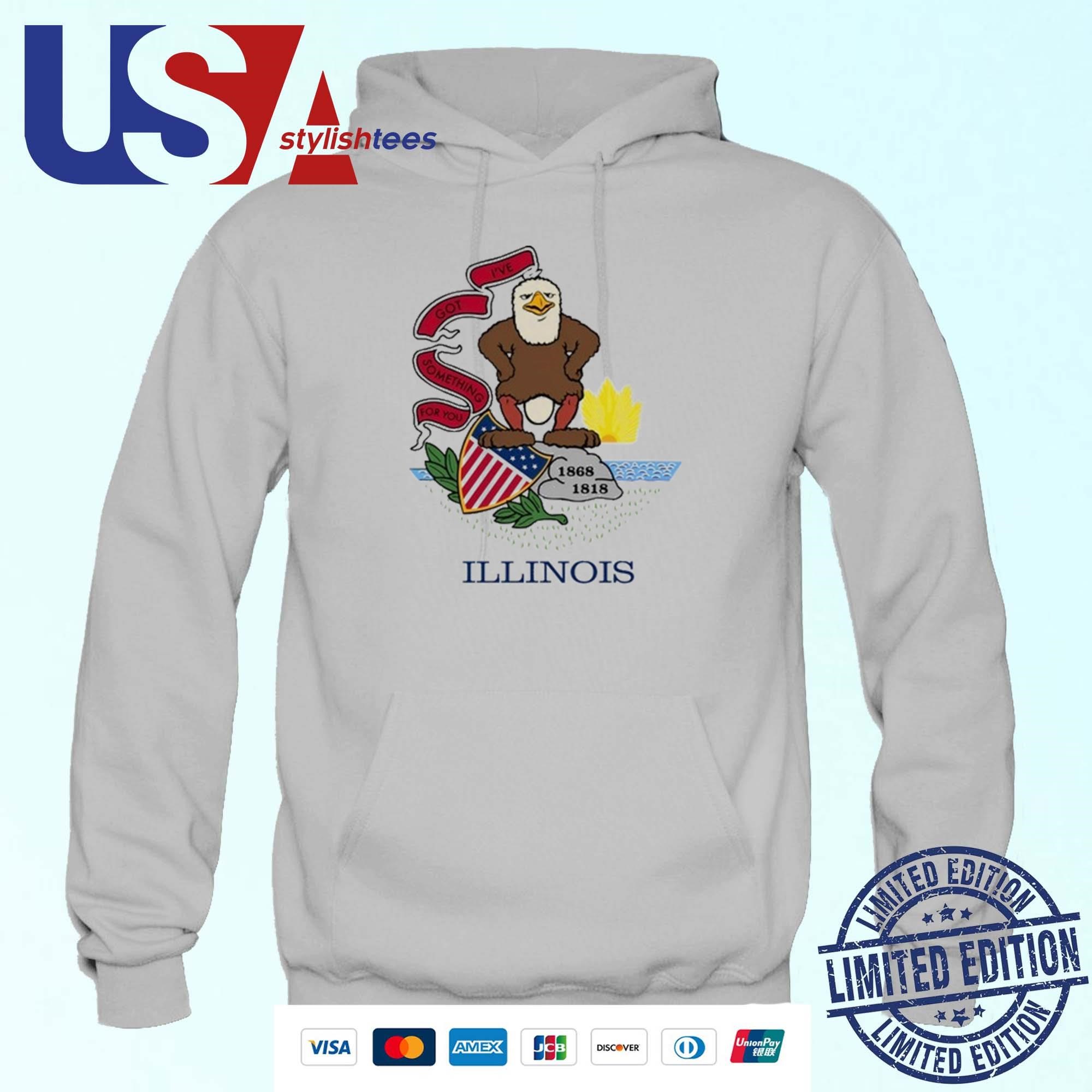 Harebrained Illinois Insurance State Flag Hoodie