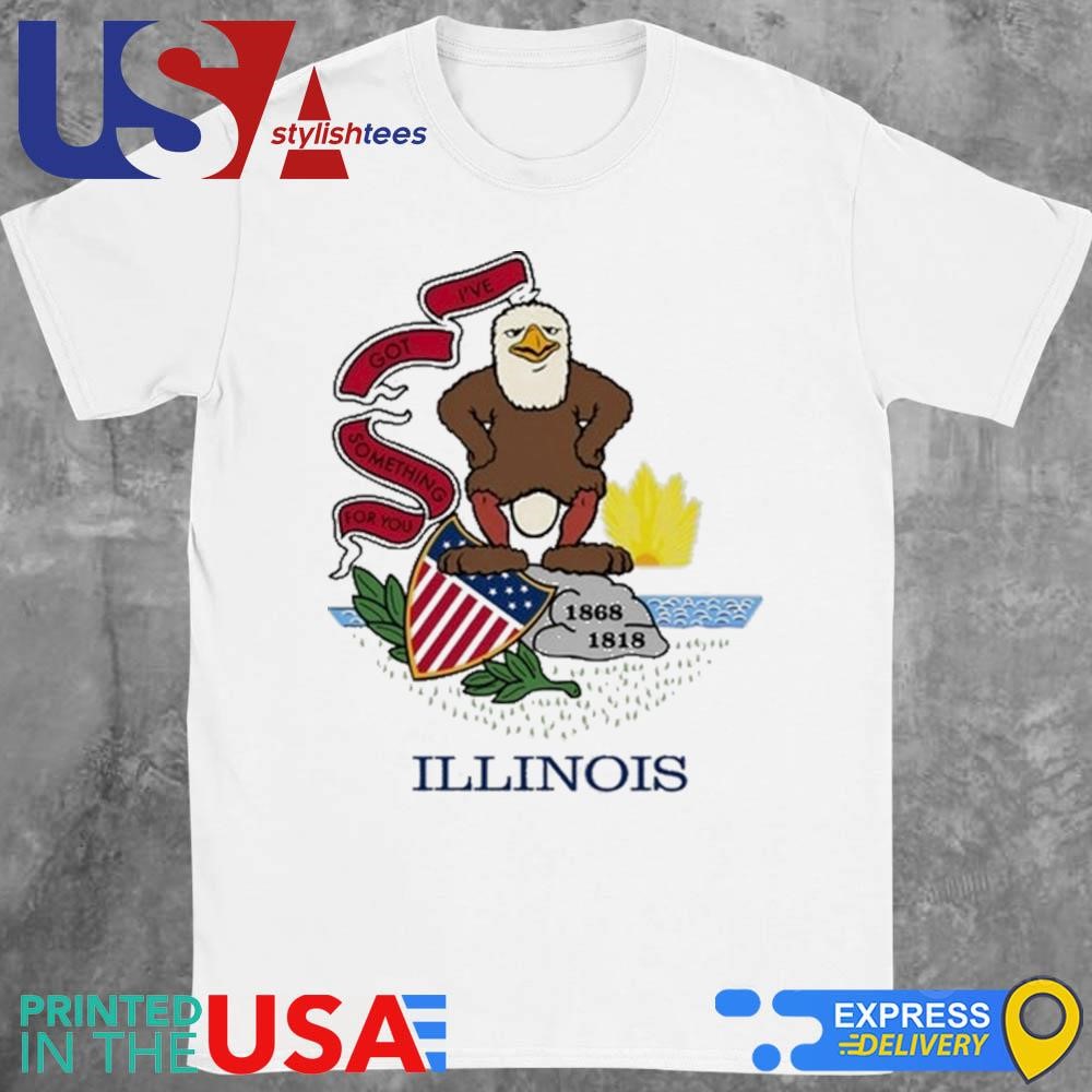 Harebrained Illinois Insurance State Flag Shirt