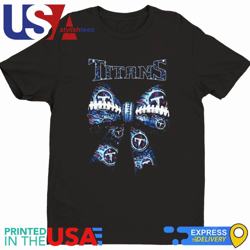 Tennessee Titans Sport Girls With Bow Supporting Team Shirt