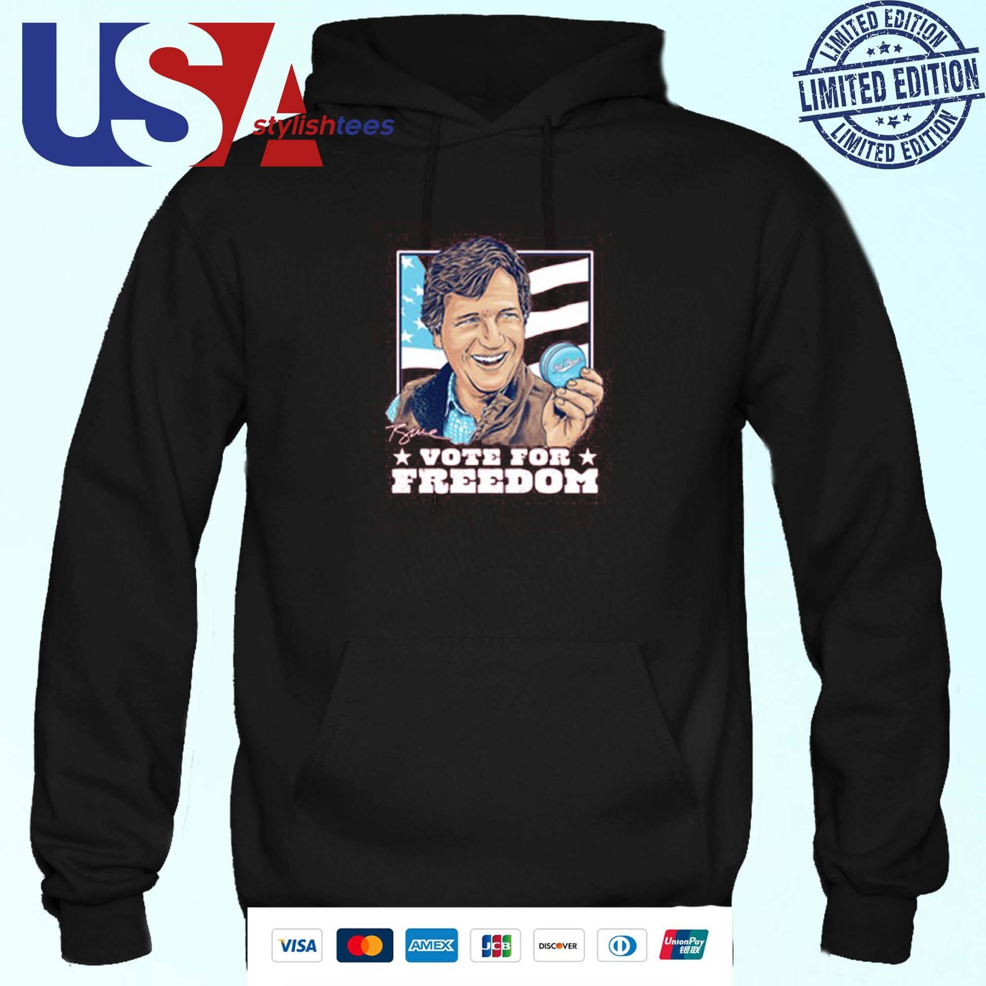 Tucker Vote For Freedom 2024 Hoodie