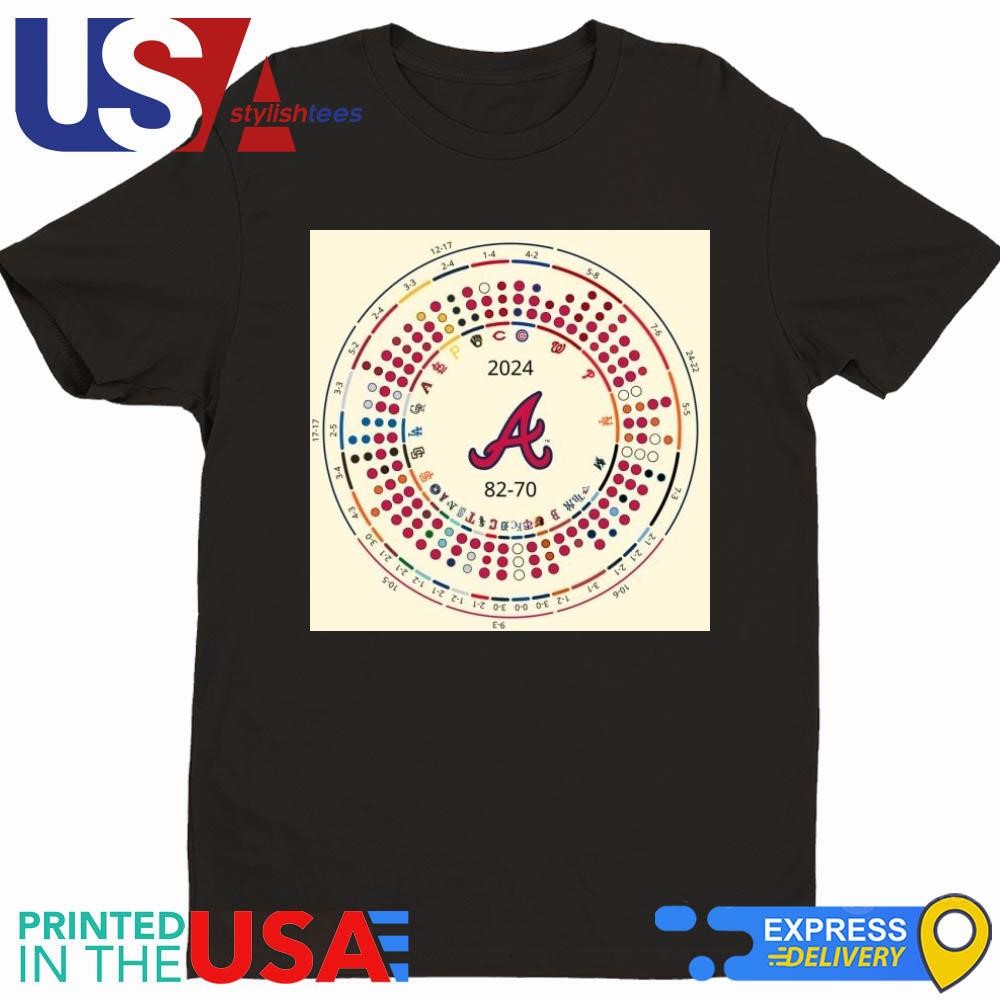 2024 Atlanta Braves are MLB 82 70 BravesCountry and HeadToHead Shirt