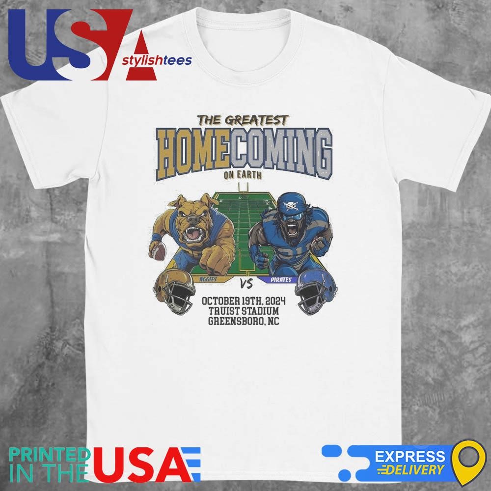 2024 The Greatest Homecoming On Earth Game Aggies Vs Pirates Shirt