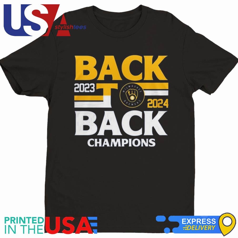 2024 We Own The National League Central Back To Back Champions Milwaukee Brewers Shirt