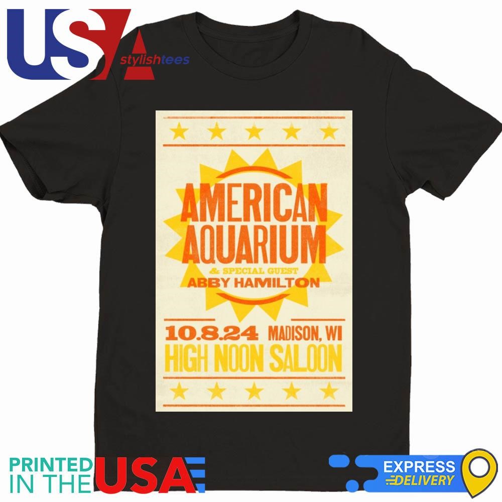 American Aquarium High Noon Saloon Madison WI Oct 8 2024 Tour Shirt