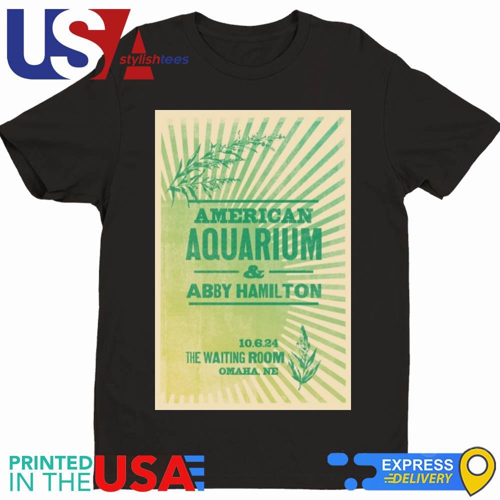 American Aquarium The Waiting Room Lounge In Omaha NE Oct 6 2024 Tour Shirt