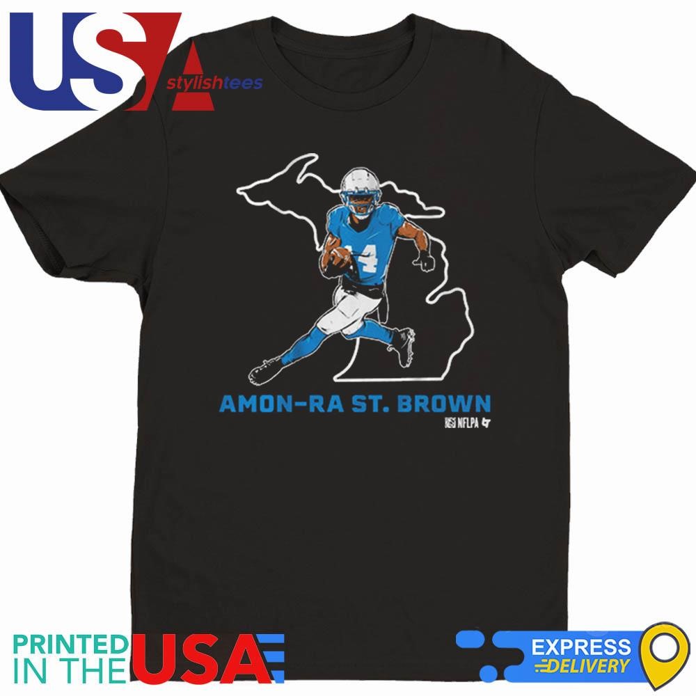 Amon-Ra St. Brown State Star Shirt