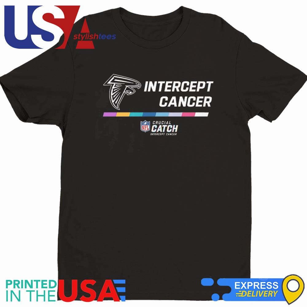 Atlanta Falcons 2024 NFL Intercept Cancer Crucial Catch Shirt