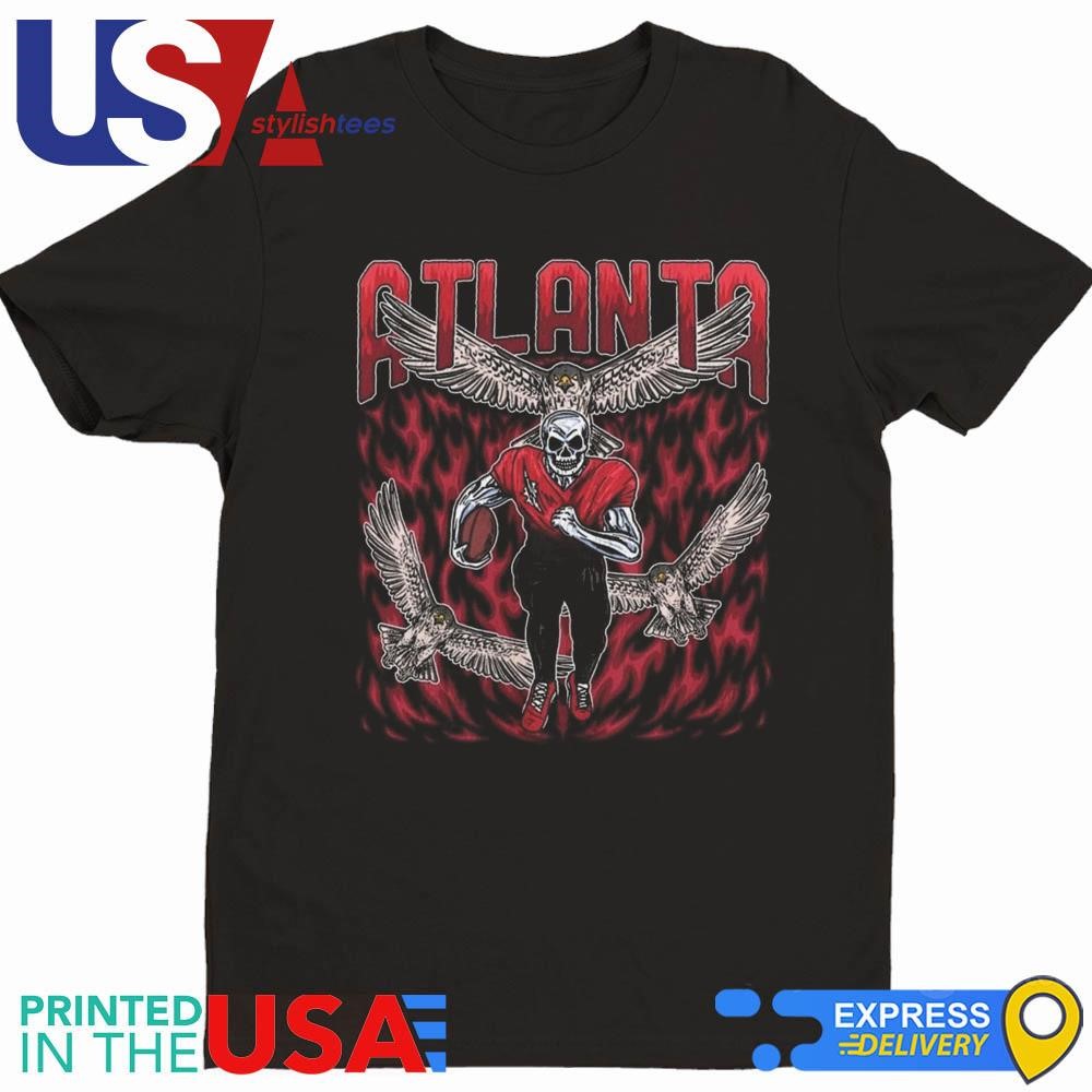 Atlanta Falcons Football Skeleton Bootleg Shirt