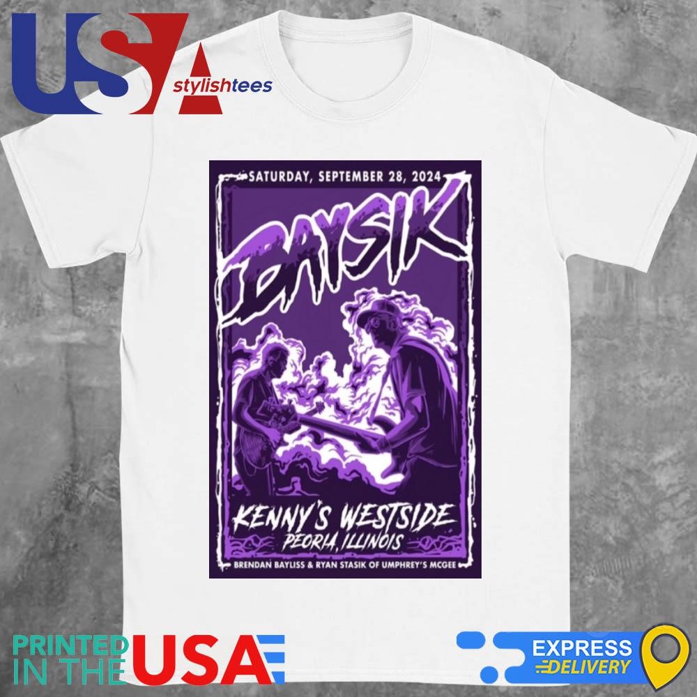 BAYSIK Of Umphrey's McGee Kenny's Westside Peoria IL September 28 2024 Tour Shirt