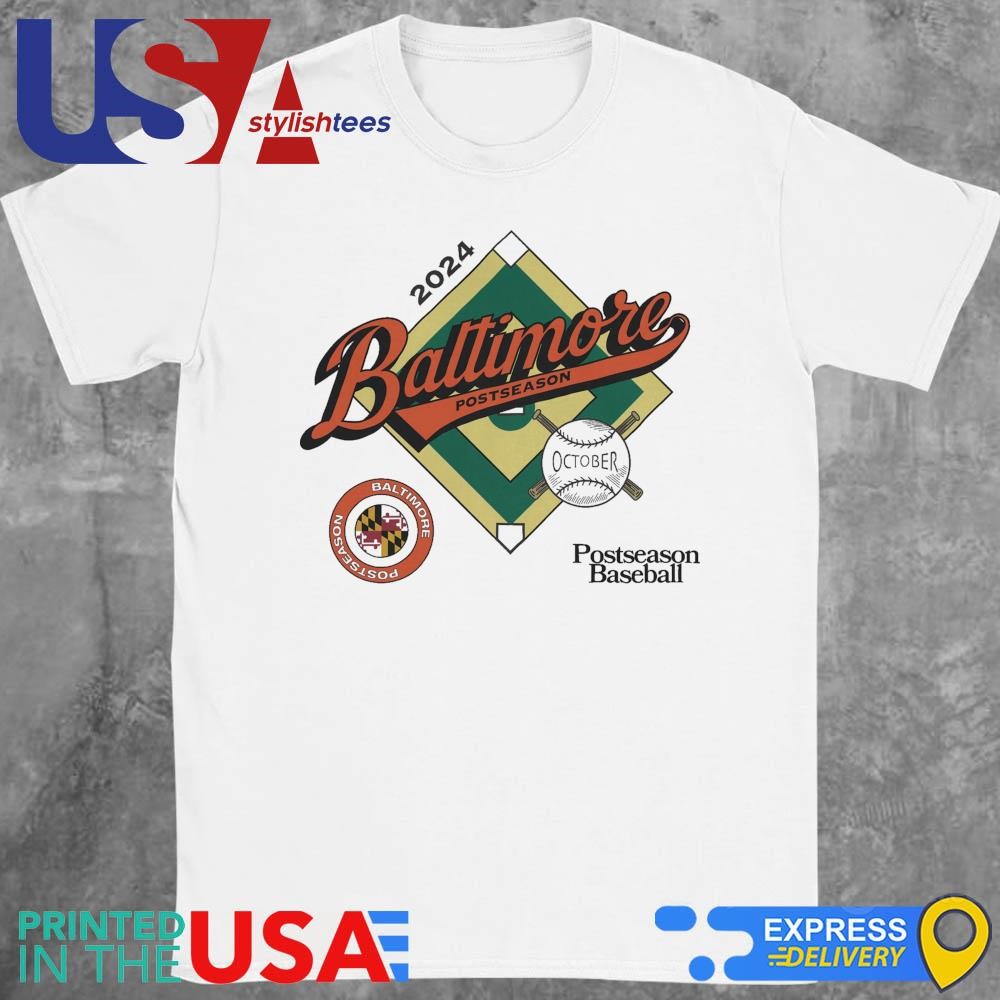 Baltimore Orioles October 2024 Postseason Baseball Shirt