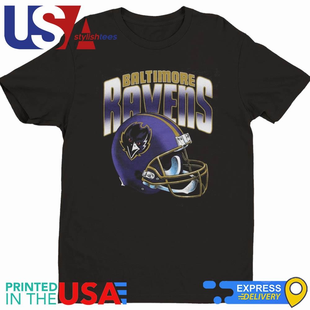 Baltimore Ravens Gradient Helmet Shirt