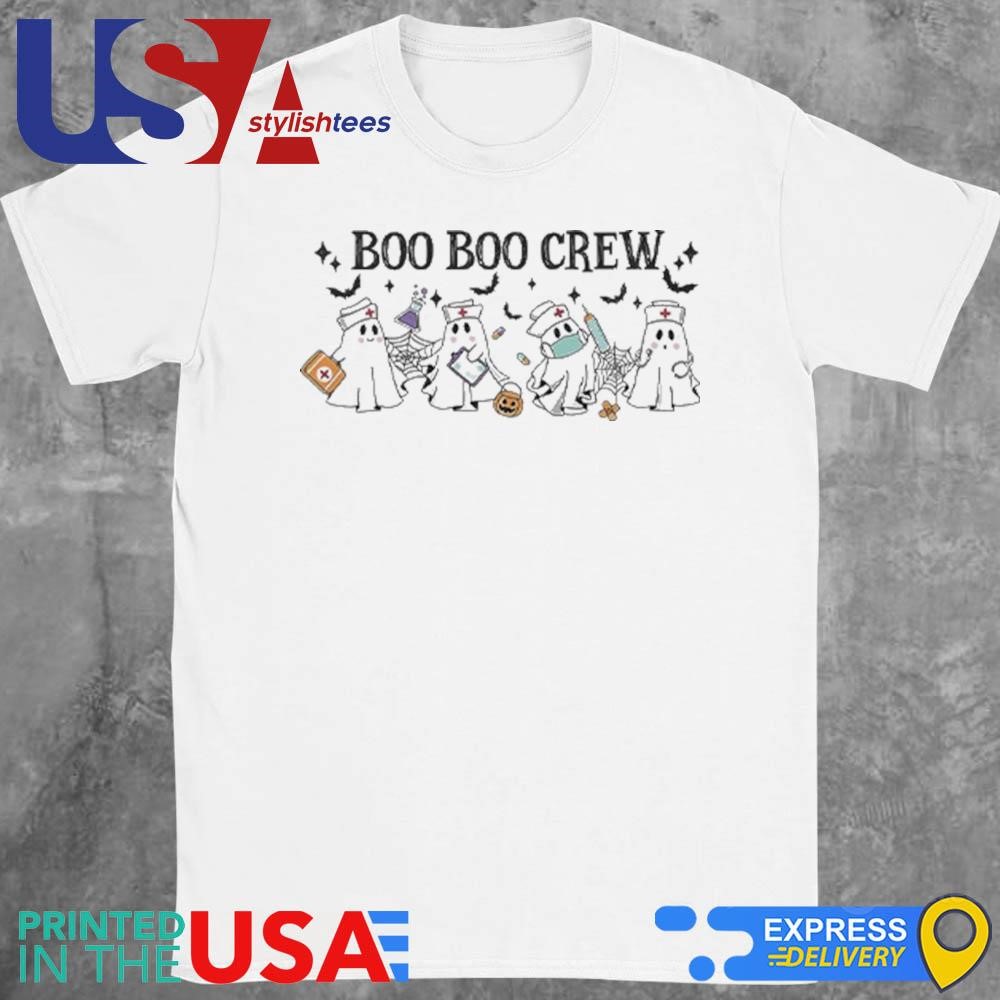 Boo Boo Crew Nurse Ghost Halloween 2024 Shirt