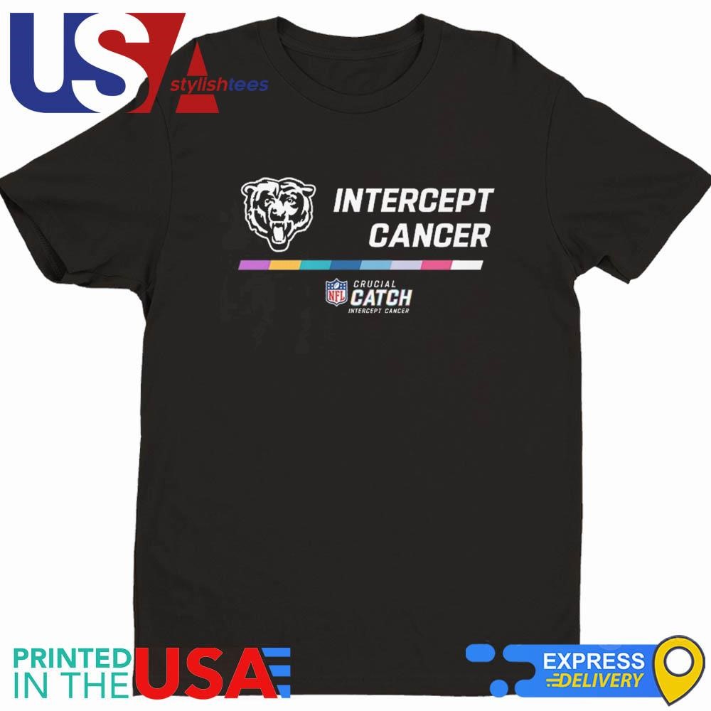 Chicago Bears 2024 NFL Intercept Cancer Crucial Catch Shirt