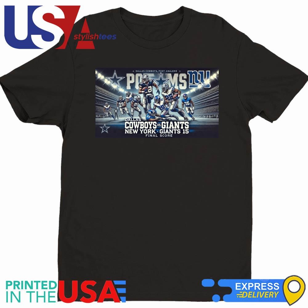 Dallas Cowboys 20 - 15 New York Giants Post-Game Analysis September 29 2024 Shirt