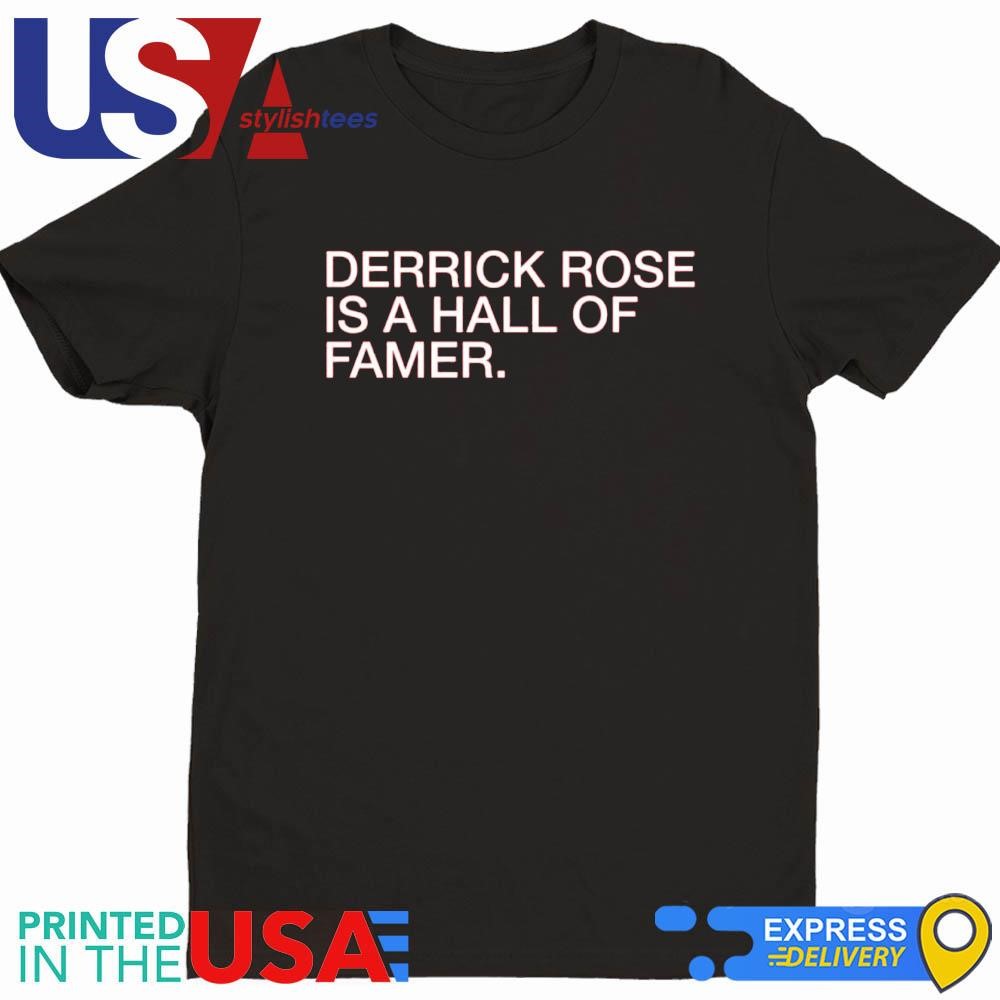 Derrick Rose As A Hall Of Famer Shirt