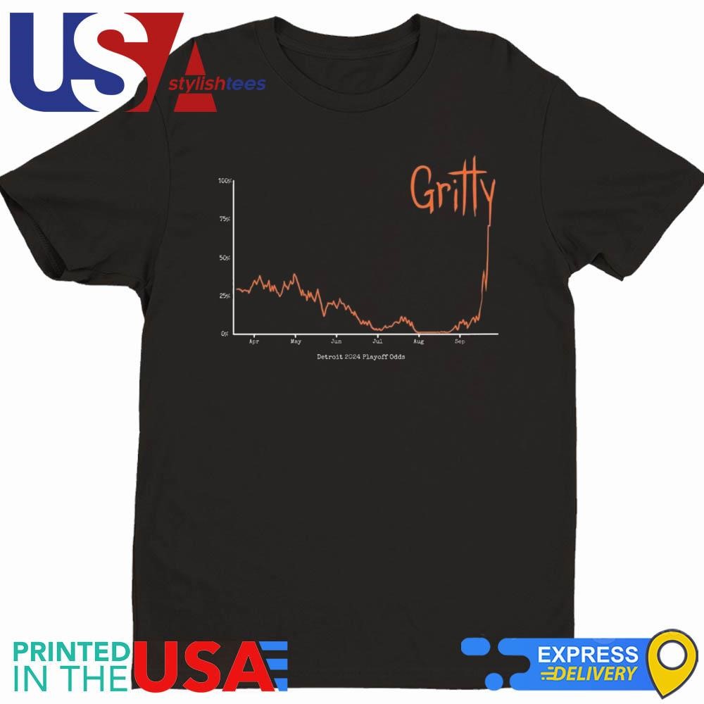 Detroit Baseball Gritty Detroit 2024 Playoff Odds Shirt