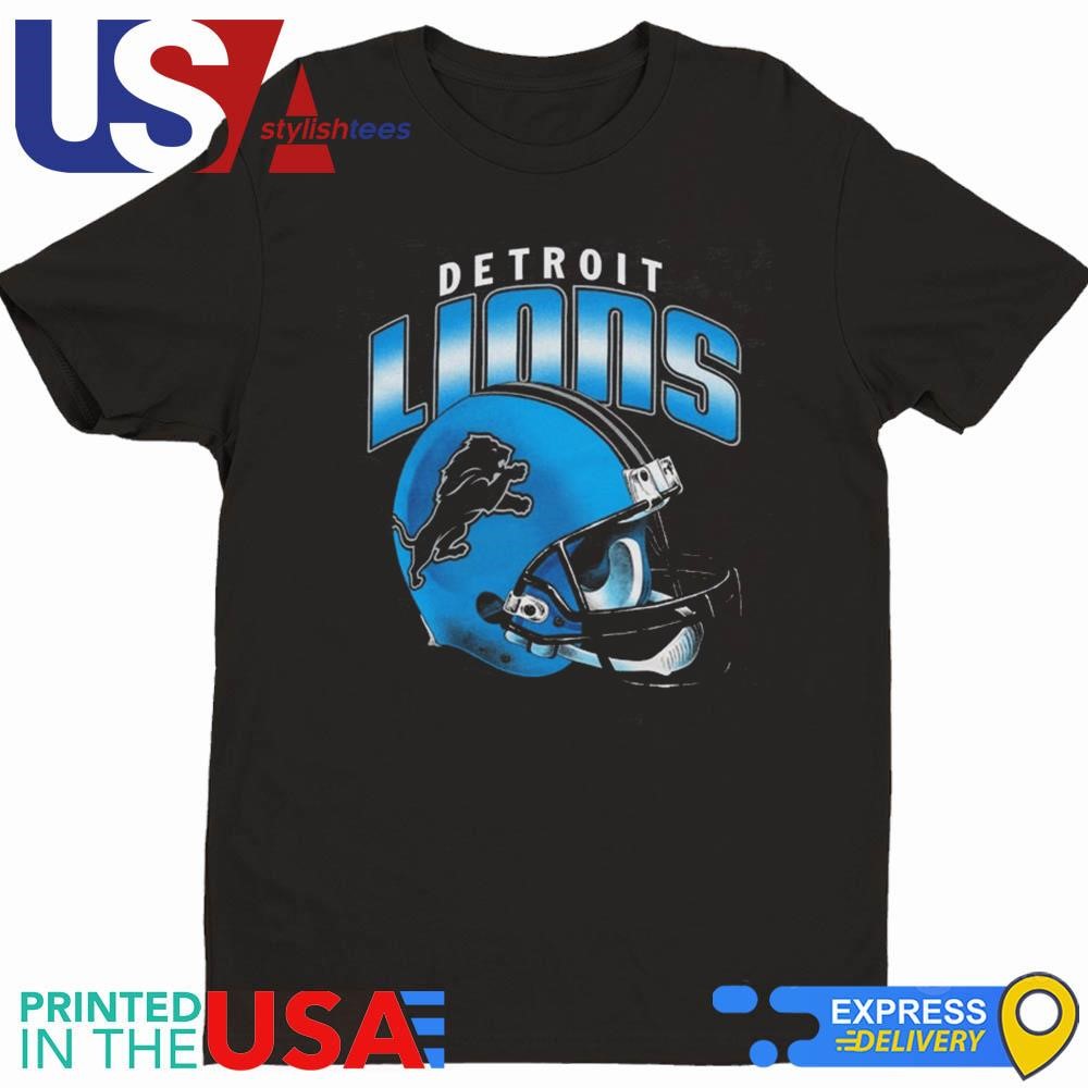 Detroit Lions Gradient Helmet Shirt