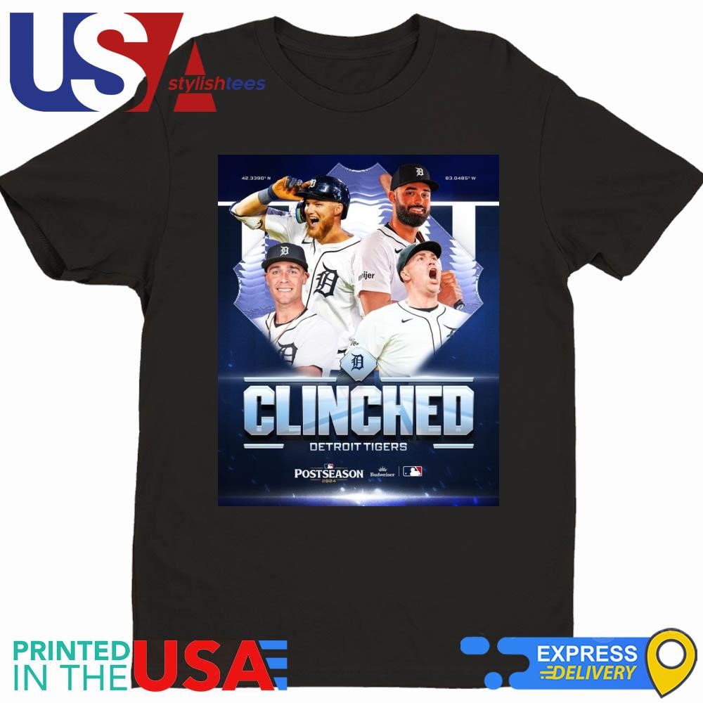 Detroit Tigers Clinched Postseason 2024 Shirt