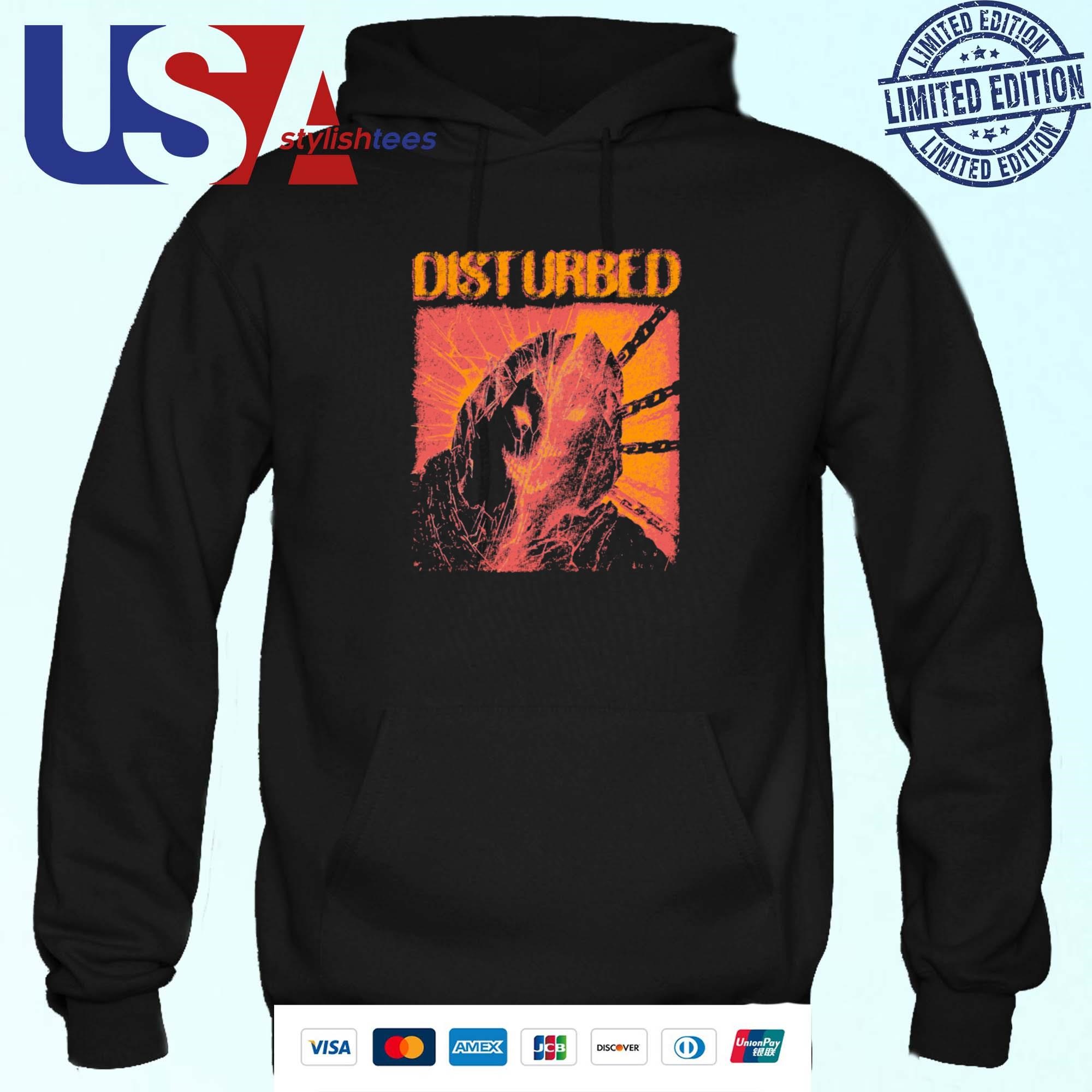 Disturbed Store Disturbed Chains 2024 Tour Cities Hoodie