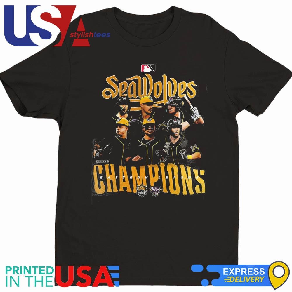 Erie SeaWolves 2024 Eastern League Champions Baseball Shirt