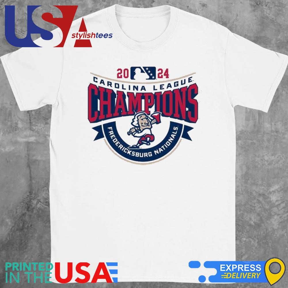 Fredericksburg Nationals MLB 2024 Carolina League Champions Shirt