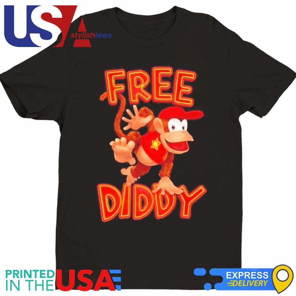 Free Diddy Monkey Shirt