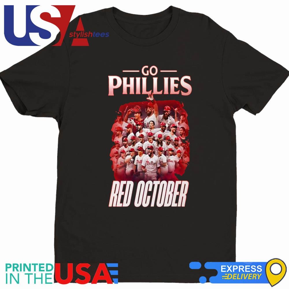 Go Phillies Red October NL East Division Champions Shirt