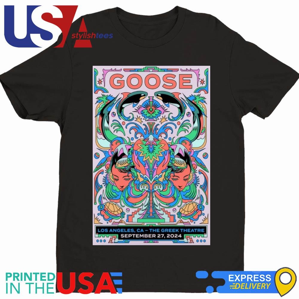 Goose September 27 2024 The Greek Theatre In Los Angeles Ca Tour Shirt