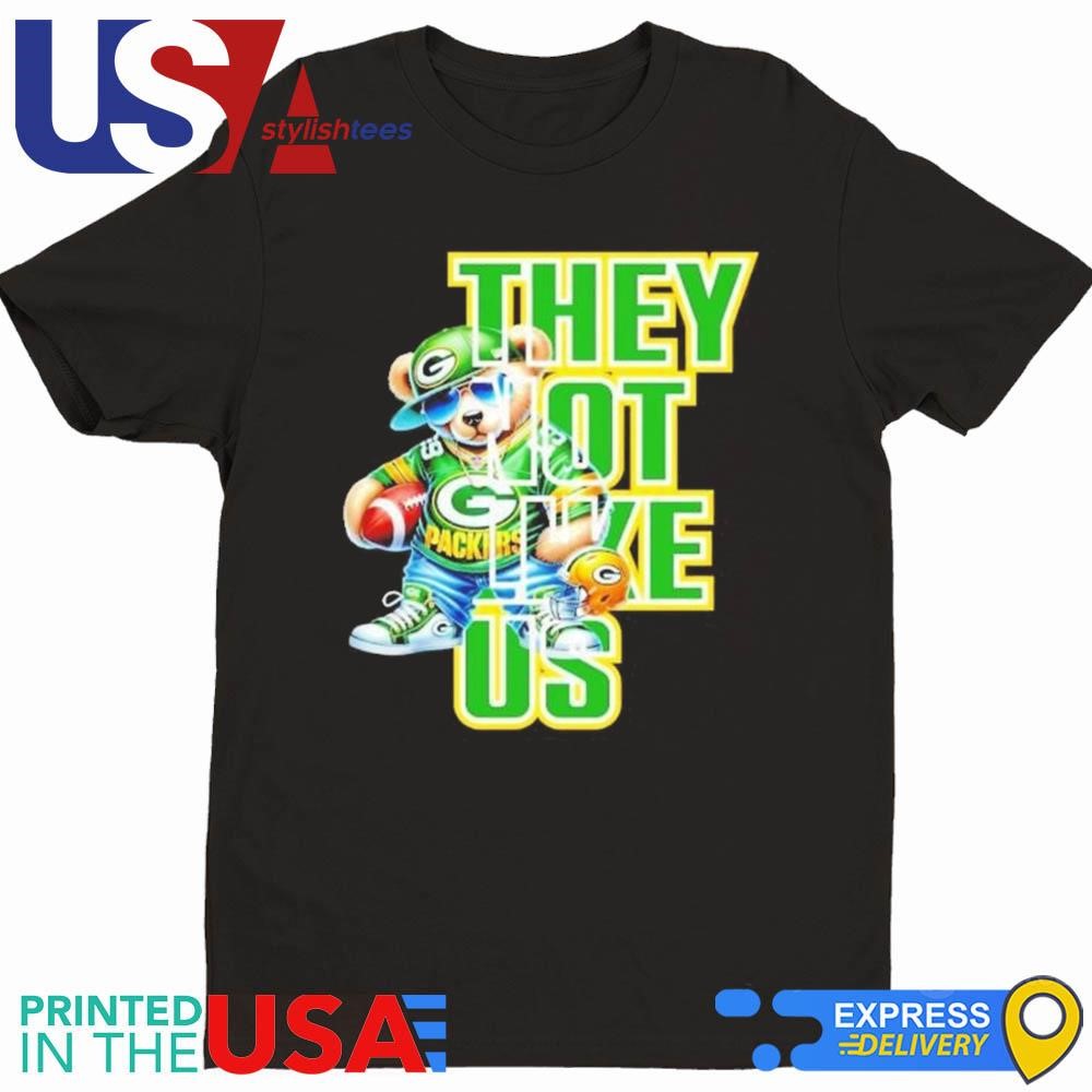 Green Bay Packers Bear They Not Like Us Shirt