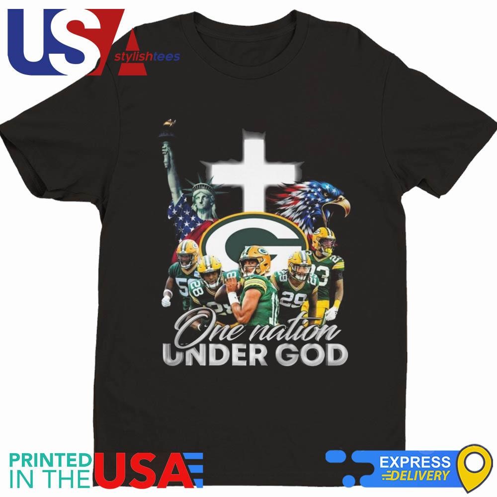 Green Bay Packers One Nation Under God 2024 Shirt