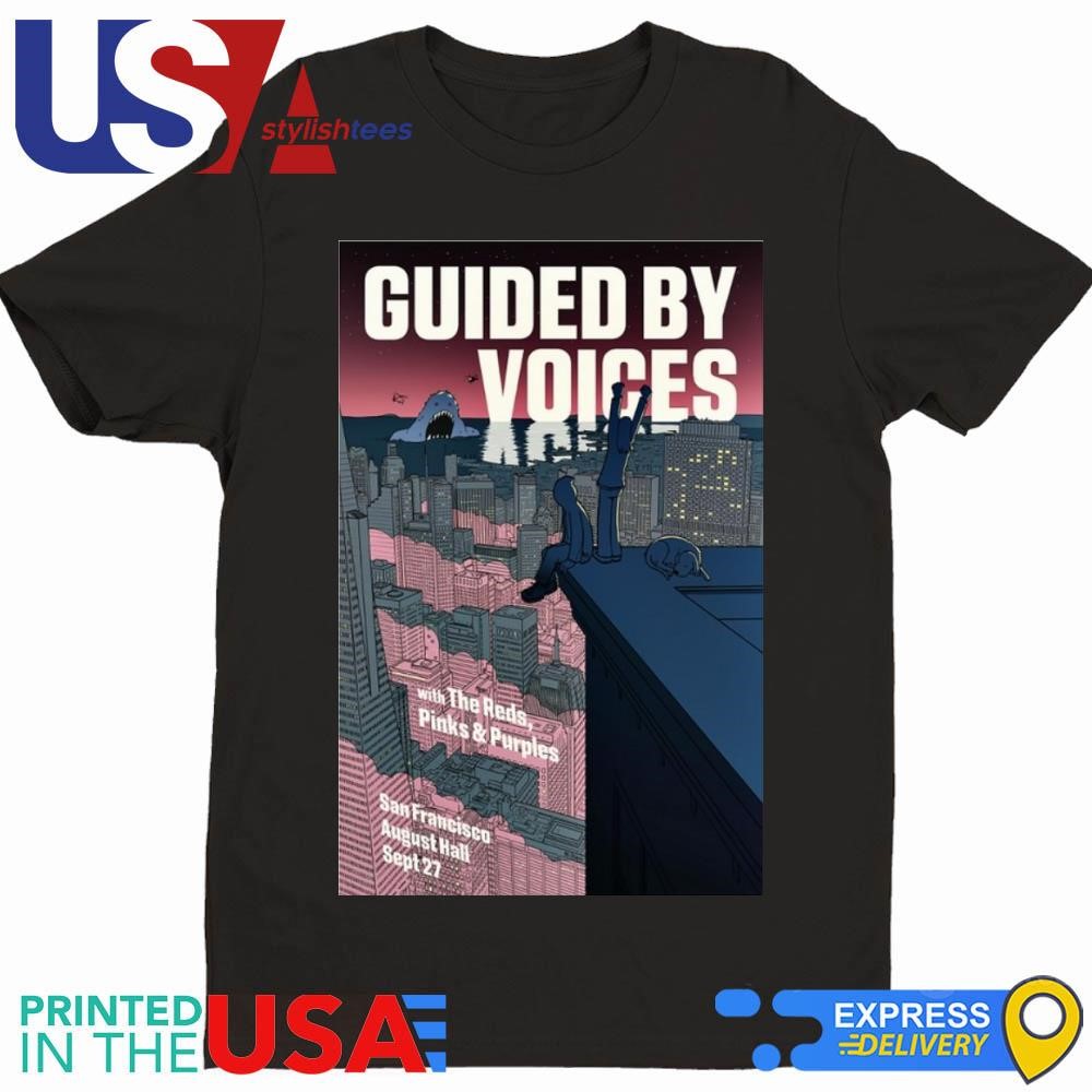 Guided By Voices September 27 2024 San Francisco Ca Tour Shirt