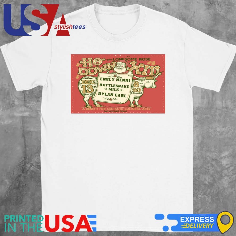 Ho Down Xiii December 13 2024 San Antonio Tx Concert Shirt