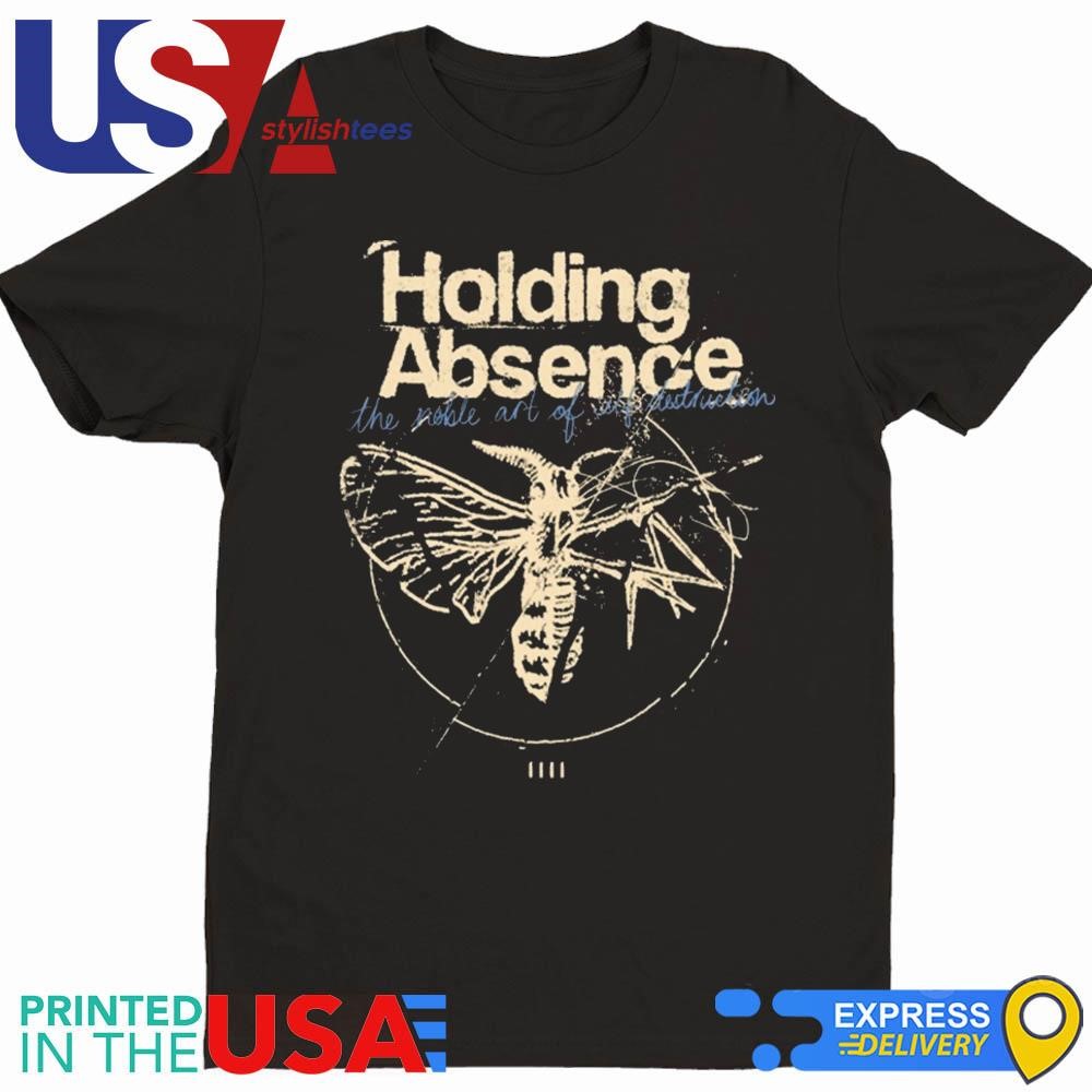 Holding Absence Merch Ha Kintsugi Moth Shirt