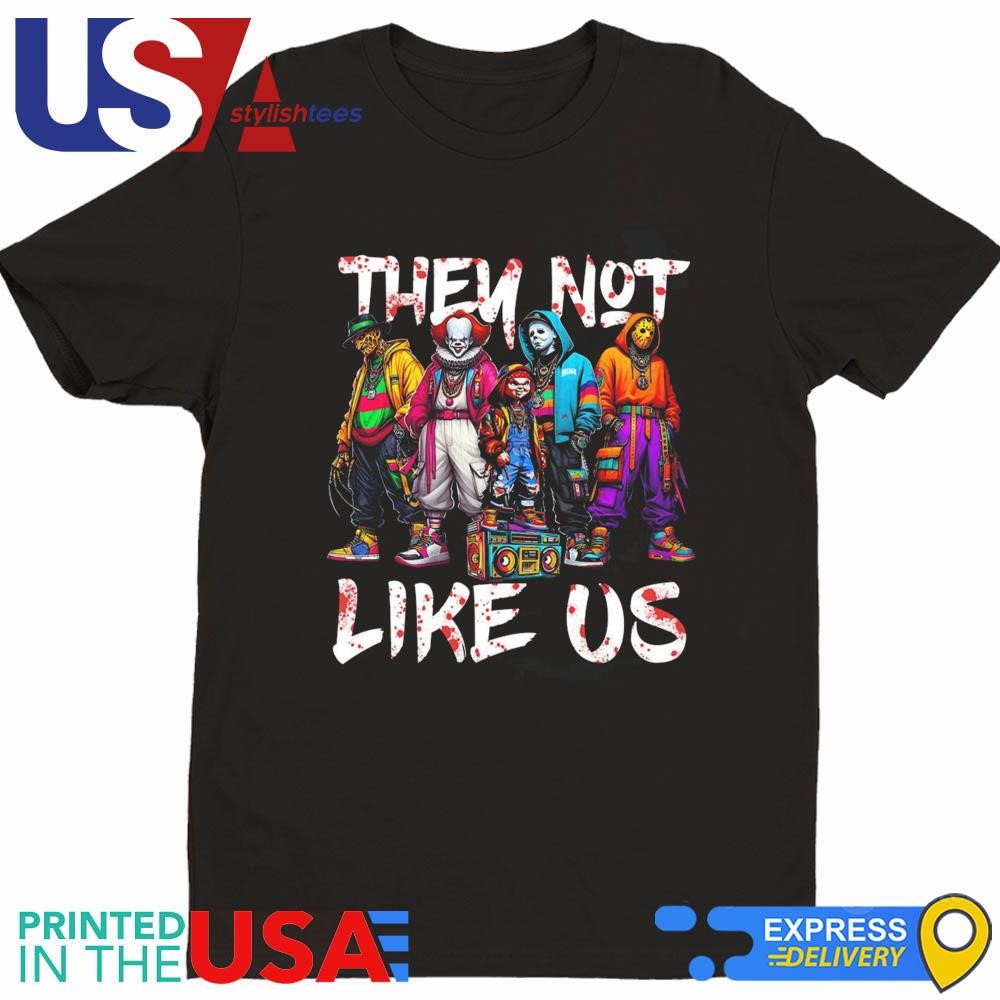 Horror Movie They Not Like Us Halloween Shirt