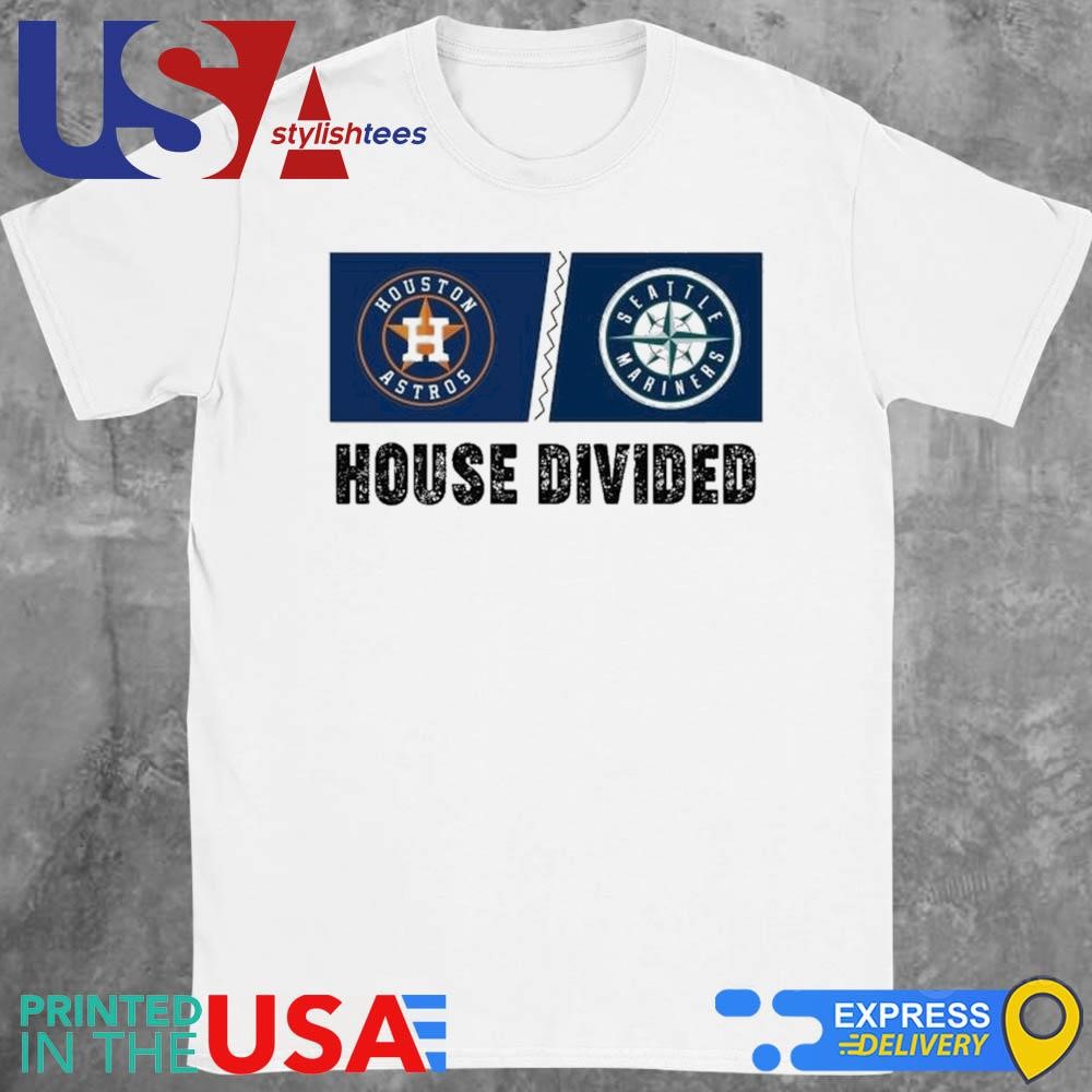 Houston Astros vs Seattle Mariners House Divided 2024 Shirt