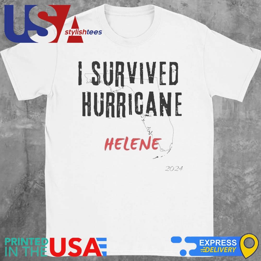 I Survived Hurricane Helene 2024 Usa Shirt