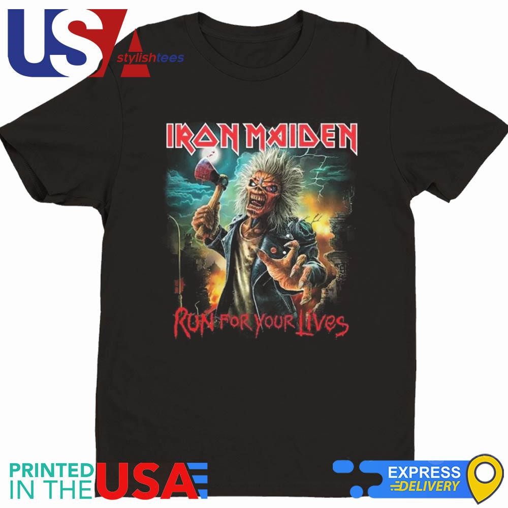 Iron Maiden Run For Your Life World Tour 2025-26 Gifts For Iron Maiden Fc Shirt