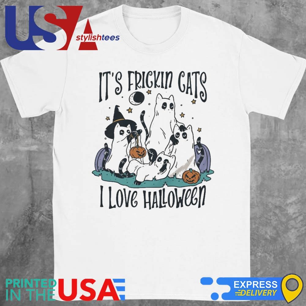 It's Frickin Cats Halloween 2024 Shirt