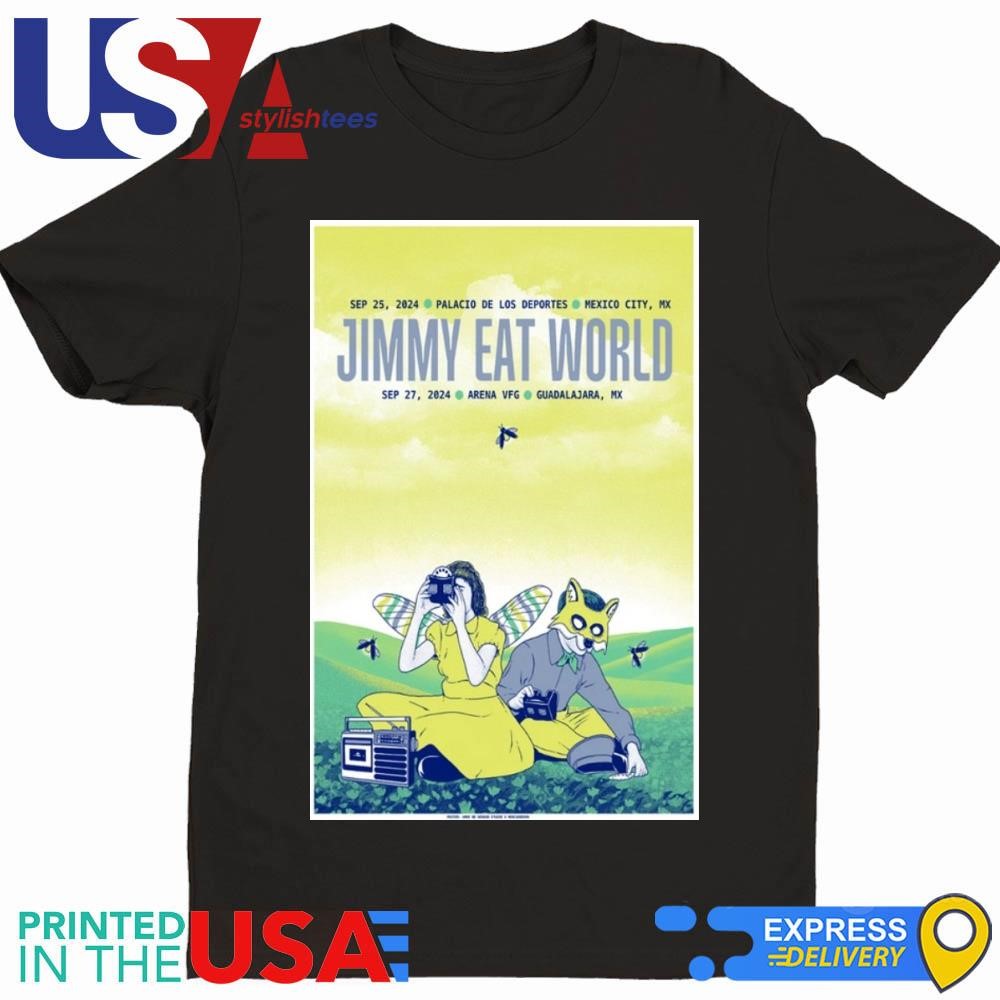 Jimmy Eat World Sep 25, 2024 Palacio De Los Deportes, Mexico City, Mexico Shirt