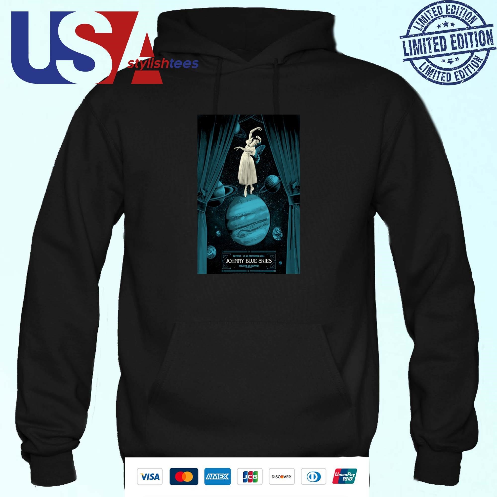 Johnny Blue Skies September 28, 2024 Fox Theatre Detroit In Detroit Hoodie